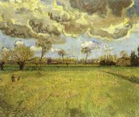 Gogh, Vincent van - Landscape under Stormy Skies